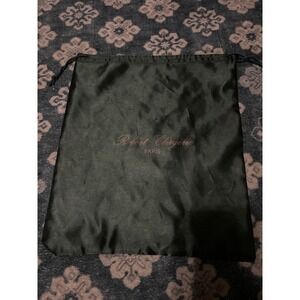 Robert Clergerie Paris Shoe Bag Dust‎ Bag Storage Drawstring Green Travel